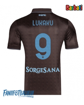 SSC Napoli Romelu Lukaku #9 Tricou Fotbal Replică 2025-26 Barbati Treilea
